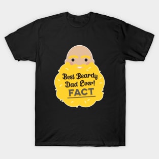 Best (Blond) Beardy Dad Ever FACT! T-Shirt